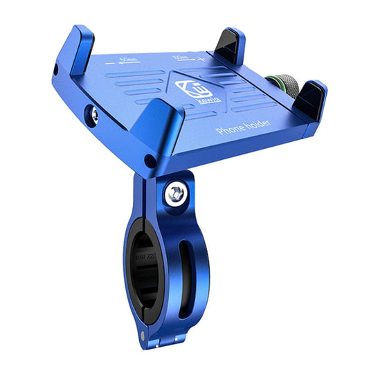 Kewig M7 Bicycle 4 Claws Aluminum Navigational Bracket Outdoor Cycling Cell Phone Holder(Blue) - Holder by Kewig | Online Shopping UK | buy2fix