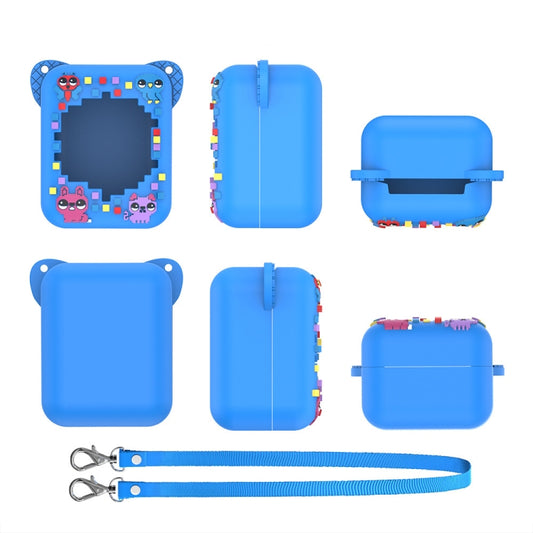 For Bitzee Electronic Pet Machine Silicone Protective Case(Blue) - Accessories by buy2fix | Online Shopping UK | buy2fix