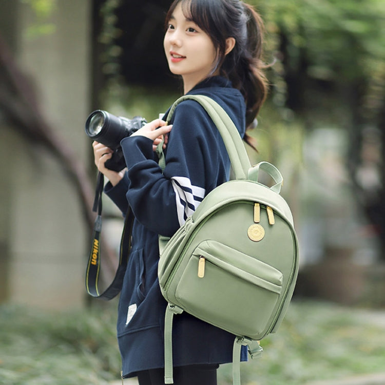 Cwatcun D125 Small Shoulder Camera Bag Casual Commuter DSLR Backpack(Green) - Backpack by Cwatcun | Online Shopping UK | buy2fix