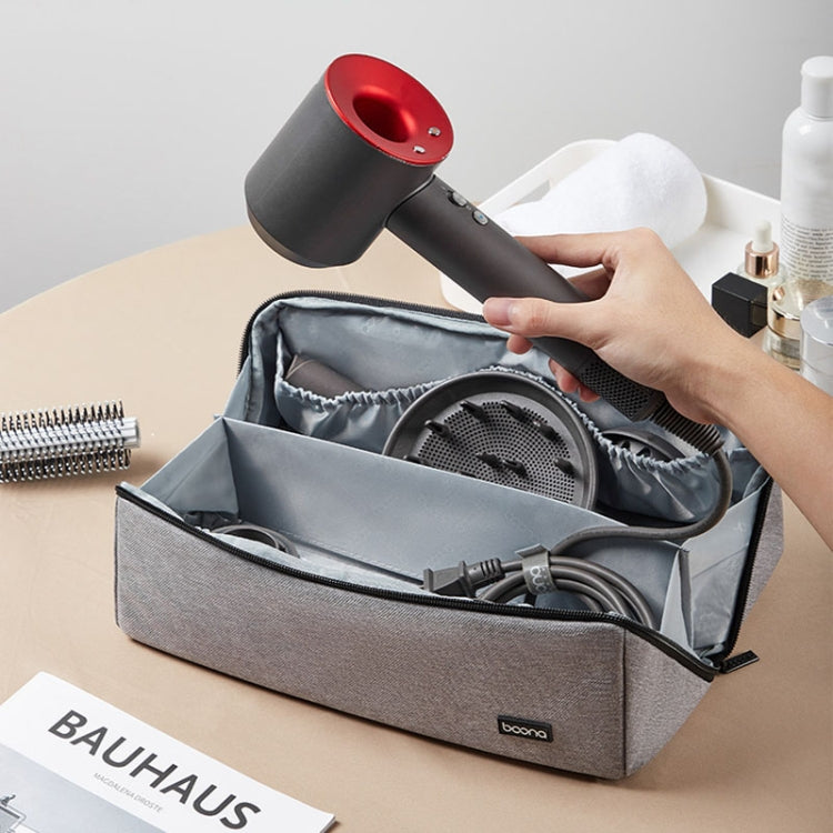 For Dyson Baona BN-DS010 Large Capacity Waterproof Hair Dryer Storage Bag(Black) - For Dyson Accessories by Baona | Online Shopping UK | buy2fix