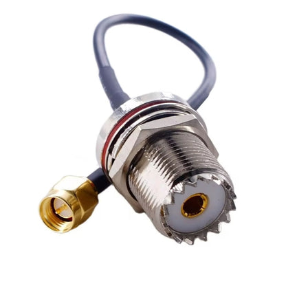 50cm SMA Male To SO239 UHF Female Coaxial RF Cable RG174 Coaxial Connector - Connectors by buy2fix | Online Shopping UK | buy2fix