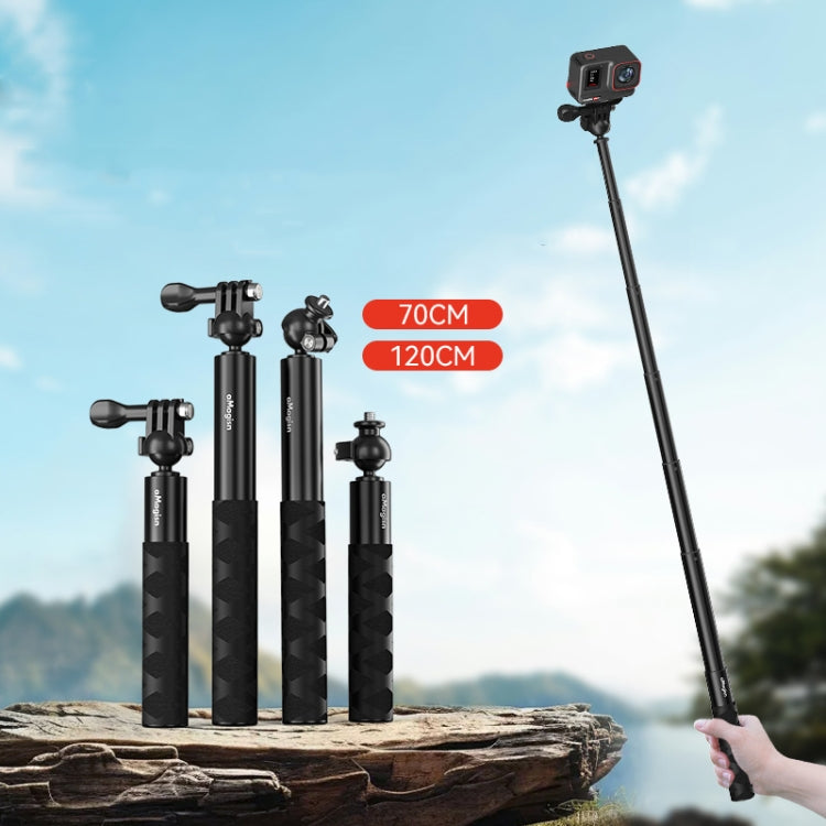 aMagisn 120cm 1/4 Inch Ball Joint Selfie Stick Sports Camera Extension Rod for DJI / GoPro HERO / Insta360 - Extendable Pole by aMagisn | Online Shopping UK | buy2fix