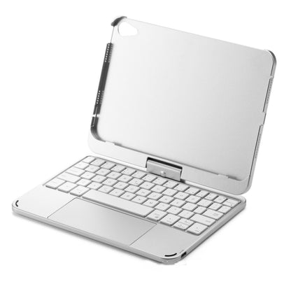 For iPad Mini 6 Tablet Bluetooth Keyboard With Backlight 360 Degree Rotation(Silver) - For iPad mini by buy2fix | Online Shopping UK | buy2fix