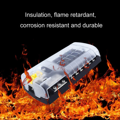 RV Yacht 12-way LED Insulated Flame-retardant Fuse Holder Box with Wire(Configuration 3) - Fuse by buy2fix | Online Shopping UK | buy2fix