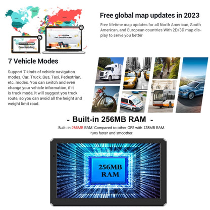 9 Inch 8G/256M Car GPS Navigator With Large Screen Capacitive Bluetooth Map, Area: United Kingdom Map - Car MP3 & MP4 & MP5 by buy2fix | Online Shopping UK | buy2fix