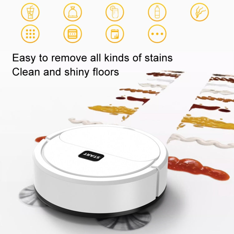 Automatic Mini Sweeping Robot Mopping Sweeping Suction 3 In 1 Cleaning Machine, Color: Black Battery - Robot Vacuum Cleaner by buy2fix | Online Shopping UK | buy2fix