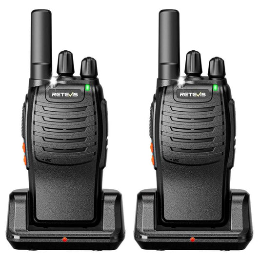 RETEVIS H777 1pair 16 Channels Compact Portable Handheld Walkie Talkie With Charging Base, Style: PMR - Handheld Walkie Talkie by RETEVIS | Online Shopping UK | buy2fix