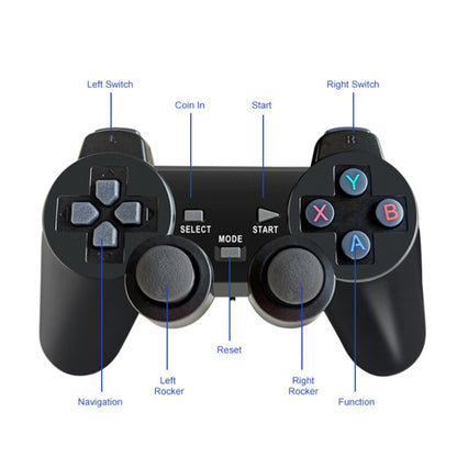 W8PRO 64G Dual System HD Wireless Joystick Retro Gaming Console With 36000+ Games EU Plug - Pocket Console by buy2fix | Online Shopping UK | buy2fix