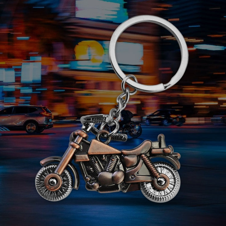 Simulation Cool Motorcycle Keychain Metal Decoration Pendant, Style: X-1425 Red Antique - Key Rings by buy2fix | Online Shopping UK | buy2fix