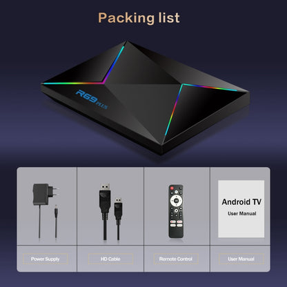 2G+16G UK Plug R69PLUS Allwinner H728 Octa-Core ARM Cortex A55 Android 14 Network Box Player - Others by buy2fix | Online Shopping UK | buy2fix