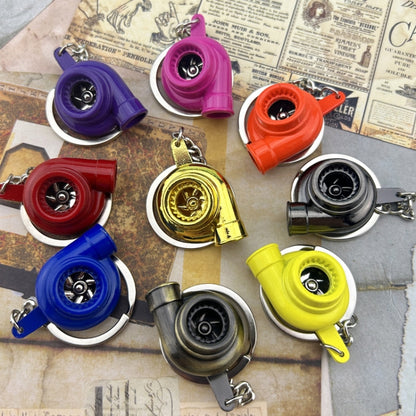 Car Tuning Accessories Turbo Keychain Decorative Pendant, Style: Small Black - Key Rings by buy2fix | Online Shopping UK | buy2fix