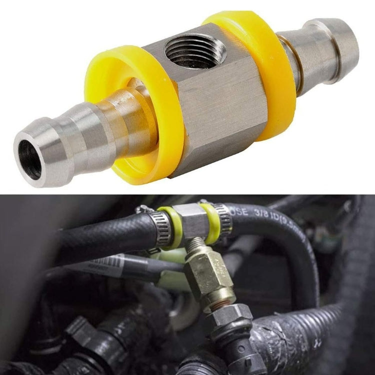 1/2 inch Fuel Pipe Fuel Pressure NPT Sensor T-type Barbed Connector - Automobiles Sensors by buy2fix | Online Shopping UK | buy2fix