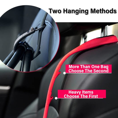 Adjustable Silicone Car Seat Back Storage Hook(Brown) - Auto Fastener & Clips by buy2fix | Online Shopping UK | buy2fix