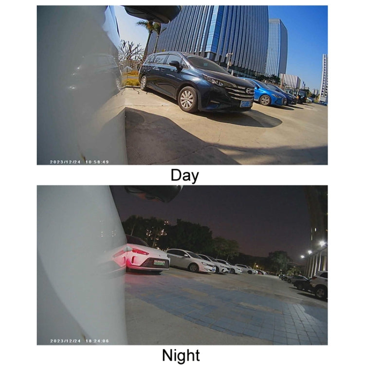 Punch-Free Car Imaging Side View Blind Spot Car Universal Night Vision Camera, Specifications: AHD1080P White - Rear View Cameras by buy2fix | Online Shopping UK | buy2fix