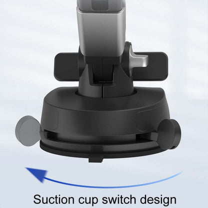 Car Suction Cup Multi-function Cell Phone Navigation Mount, Style: With Flat Clip - Universal Car Holders by buy2fix | Online Shopping UK | buy2fix