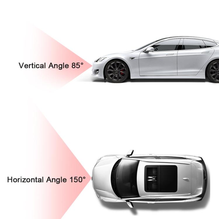 For Volvo Car Hollow Logo Universal Front View Camera - Rear View Cameras by buy2fix | Online Shopping UK | buy2fix