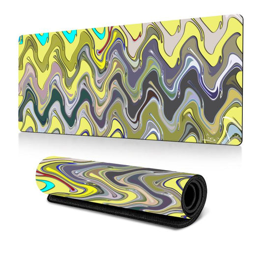 Large Abstract Mouse Pad Gamer Office Computer Desk Mat, Size: 300x700x2mm(Abstract Fluid 29) - Mouse Pads by buy2fix | Online Shopping UK | buy2fix