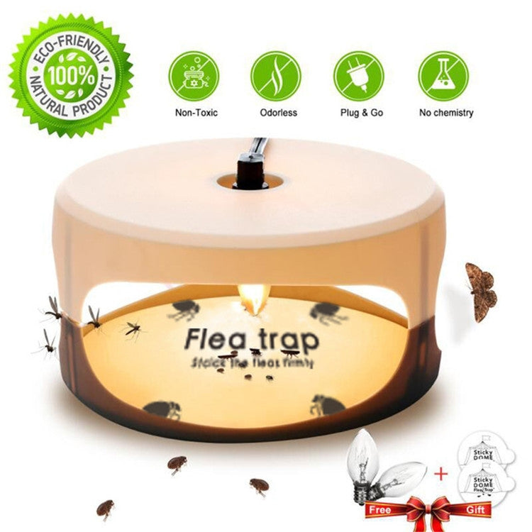 Flea Trap Pet Home Flea Lamp, Plug Type:JP Plug - Traps by buy2fix | Online Shopping UK | buy2fix