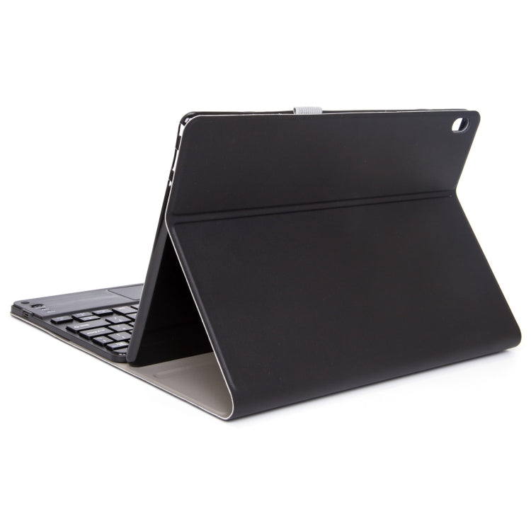 DY-P10-C 2 in 1 Removable Bluetooth Keyboard + Protective Leather Tablet Case with Touchpad & Holder for Lenovo Tab P10 10.1 inch(Black) - Lenovo Keyboard by buy2fix | Online Shopping UK | buy2fix