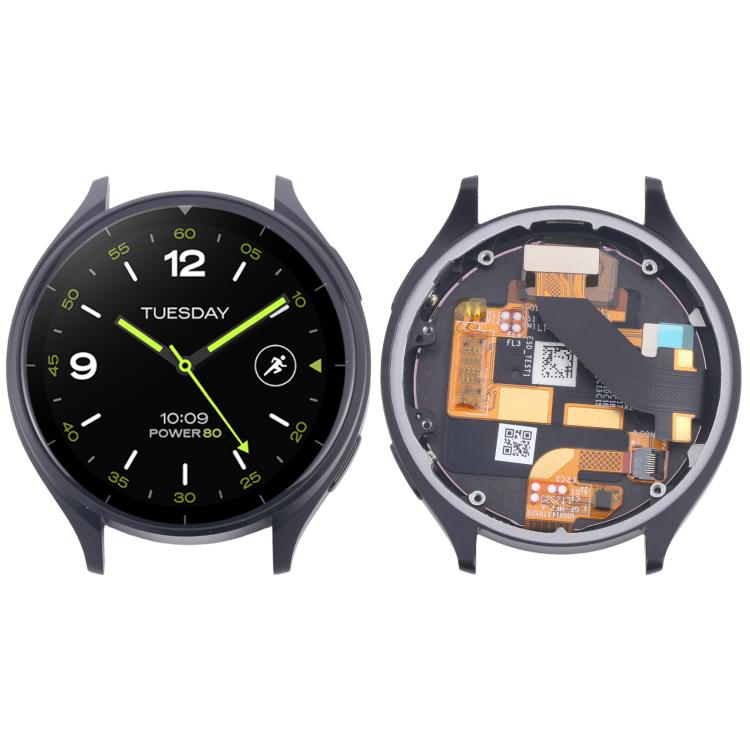 For Xiaomi Watch 2 Original LCD Screen with Frame (Black) - For Xiaomi by buy2fix | Online Shopping UK | buy2fix