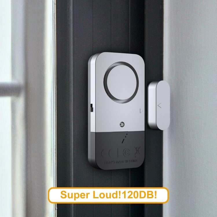 4 PCS Door Window Magnetic Sensor Anti-entry Security Alarm - Security by buy2fix | Online Shopping UK | buy2fix