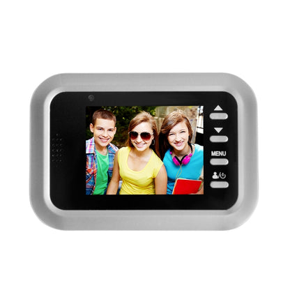 W8-S 2.4 inch Screen 2.0MP Security Camera No Disturb Peephole Viewer, Support TF Card(Silver) - Security by buy2fix | Online Shopping UK | buy2fix