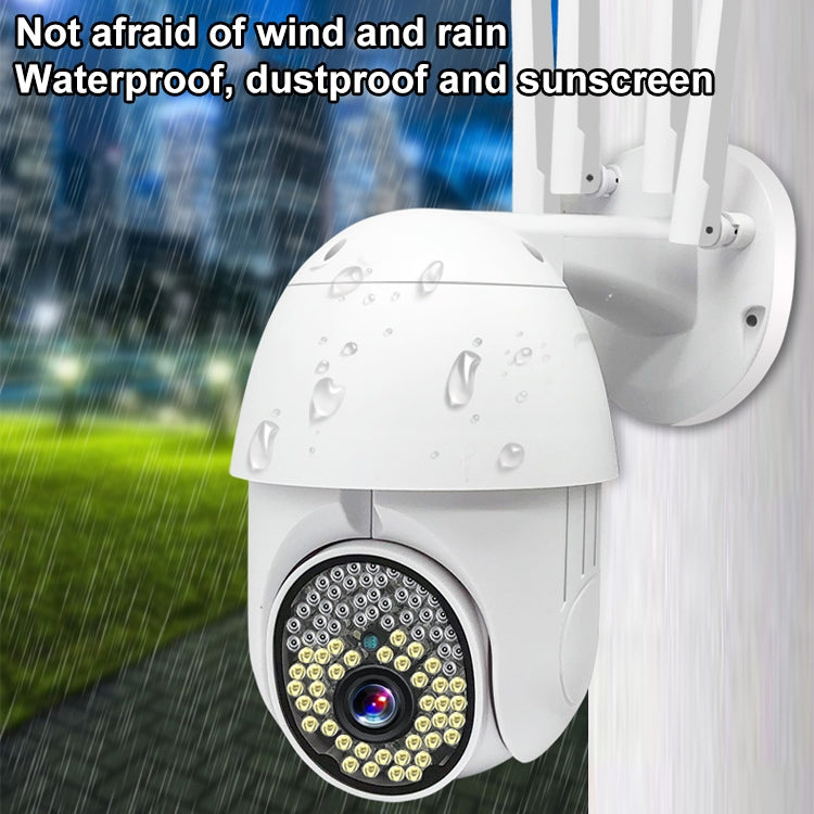 QX38 1080P WiFi High-definition Surveillance Camera Outdoor Dome Camera, Support Night Vision & Two-way Voice & Motion Detection(EU Plug) - Security by buy2fix | Online Shopping UK | buy2fix