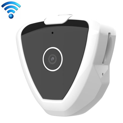 CAMSOY S6 HD 1280 x 720P 70 Degree Wide Angle Wearable Wireless WiFi Intelligent Surveillance Camera, Support Infrared Right Vision & Motion Detection Alarm & Loop Recording(White) - Security by CAMSOY | Online Shopping UK | buy2fix