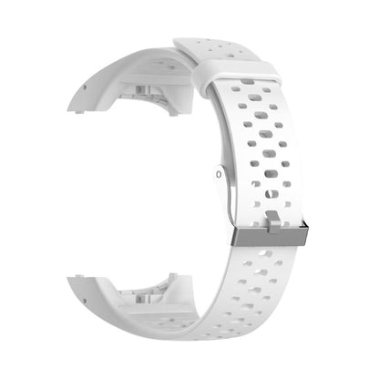 Silicone Sport Watch Band for POLAR M400 / M430(White) - Smart Wear by buy2fix | Online Shopping UK | buy2fix