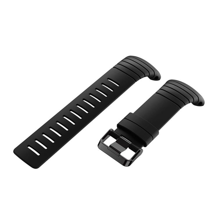 Smart Watch Silicone Watch Band for Suunto Core(Black) -  by buy2fix | Online Shopping UK | buy2fix