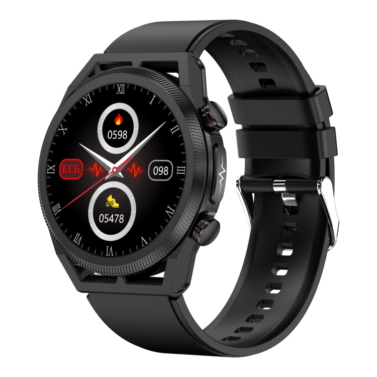 ET310 1.39 inch IPS Screen IP67 Waterproof Silicone Band Smart Watch, Support Body Temperature Monitoring / ECG (Black) - Smart Watches by buy2fix | Online Shopping UK | buy2fix