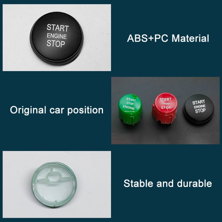 One-key Start Engine Stop Switch Button for Land Rover Freelander 2, Left Driving (Black) - Car Switches by buy2fix | Online Shopping UK | buy2fix