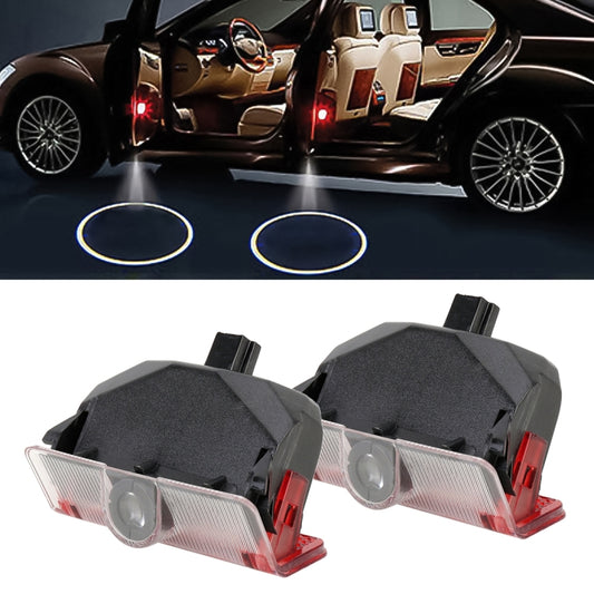 2 PCS LED Car Door Welcome Logo Car Brand 3D Shadow Light for Mercedes-Benz - Door Lights by buy2fix | Online Shopping UK | buy2fix
