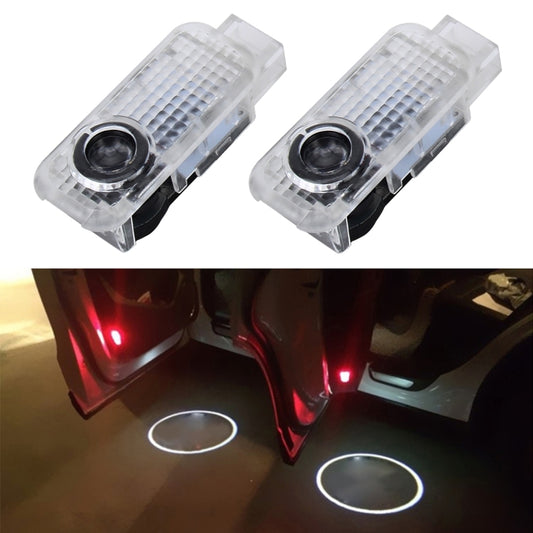 2 PCS LED Car Door Welcome Logo Car Brand Shadow Lights for Porsche Cayenne Old Version - Door Lights by buy2fix | Online Shopping UK | buy2fix