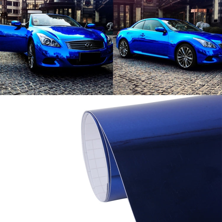 1.52m × 0.5m Electroplating Car Auto Body Decals Sticker Self-Adhesive Side Truck Vinyl Graphics(Blue) - Auto Film by buy2fix | Online Shopping UK | buy2fix