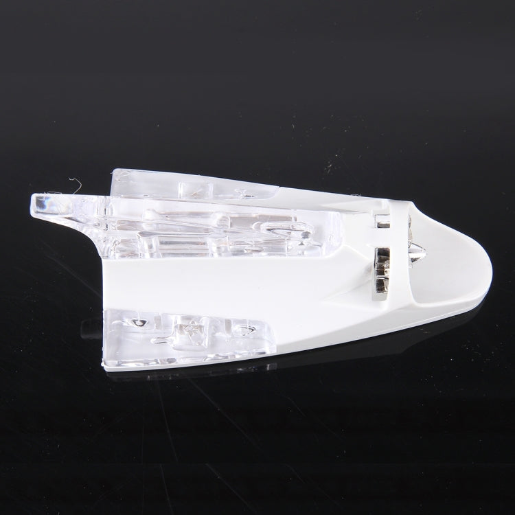 CB-073 Colorful Warning Light Wind Power Shark Fin Antenna Car Decoration(White) - Aerials by buy2fix | Online Shopping UK | buy2fix