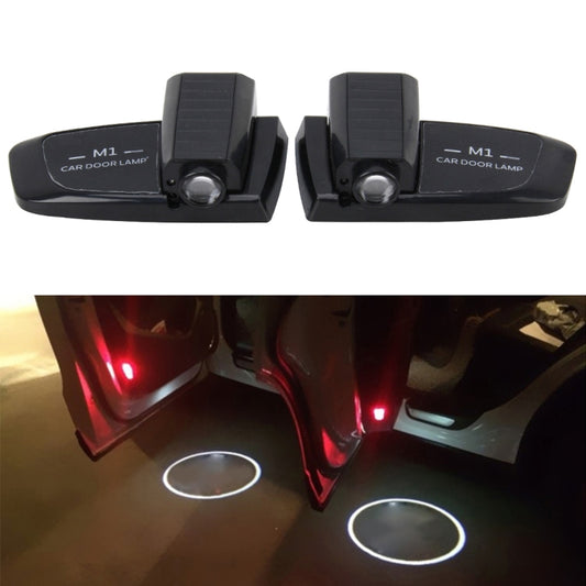 2 PCS Intelligent Induction HD Projection Car Door Welcome Lamp Display Logo for Lexus(Black) - Door Lights by buy2fix | Online Shopping UK | buy2fix