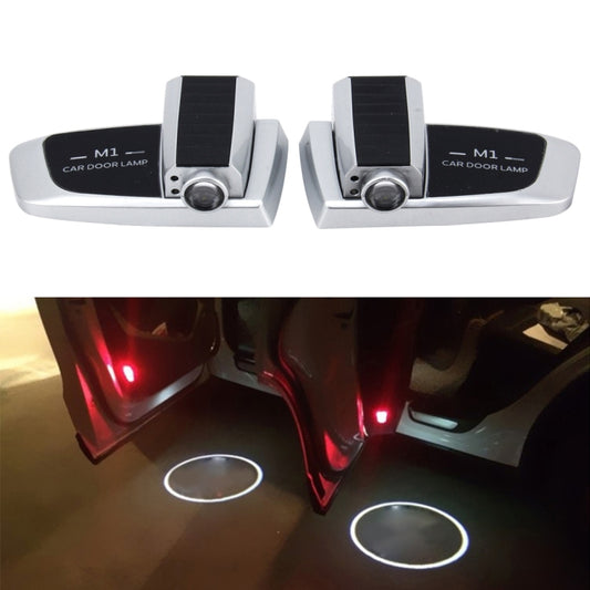 2 PCS Intelligent Induction HD Projection Car Door Welcome Lamp Display Logo for Lexus(Silver) - Door Lights by buy2fix | Online Shopping UK | buy2fix