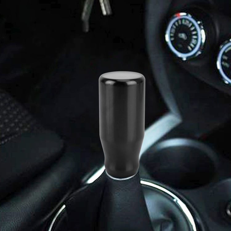 Universal Car Modified Gear Shift Knob Solid Color Smooth Auto Transmission Shift Lever Knob with Three Rubber Covers(Black) - Shift Knob by buy2fix | Online Shopping UK | buy2fix