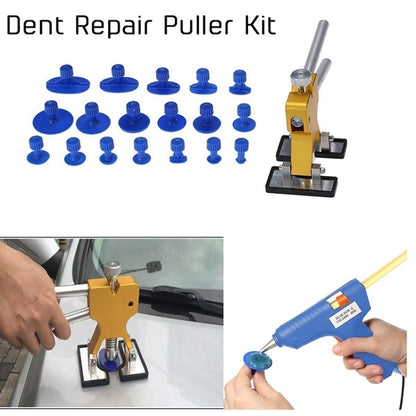 40 in 1 Auto Car Metal PDR Dent Lifter-Glue Puller Tab Hail Removal Paintless Car Dent Repair Tools Kit, with 20W Glue Gun, US Plug or EU Plug - In Car by buy2fix | Online Shopping UK | buy2fix