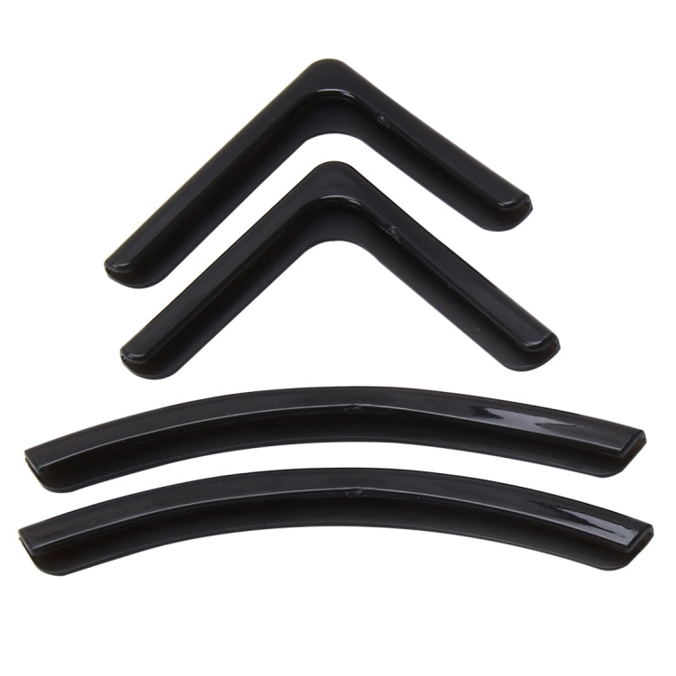 4 PCS/Set Universal Car Styling PVC Car Door Edge Anti Collision Sticker Door Anti-Rub Strips Car Door Scratch Protector(Black) - Anti Collision Sticker by buy2fix | Online Shopping UK | buy2fix