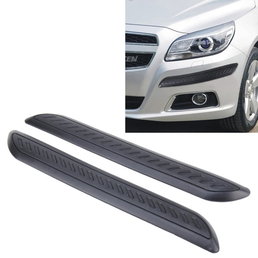 2 PCS Universal Car Auto Rubber Body Bumper Guard Protector Strip Sticker(Black) - Anti Collision Sticker by buy2fix | Online Shopping UK | buy2fix