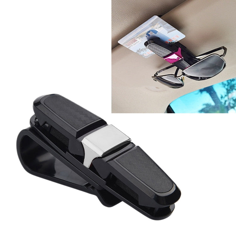 Vehicle Mounted Glasses Clip Car Eyeglass Bill Holder, Blister Package (Silver) - Sunglasses & Glasses Clips by buy2fix | Online Shopping UK | buy2fix