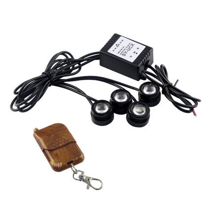 4x1.5W Car LED Reversing Light with Wireless Remote Control - In Car by buy2fix | Online Shopping UK | buy2fix