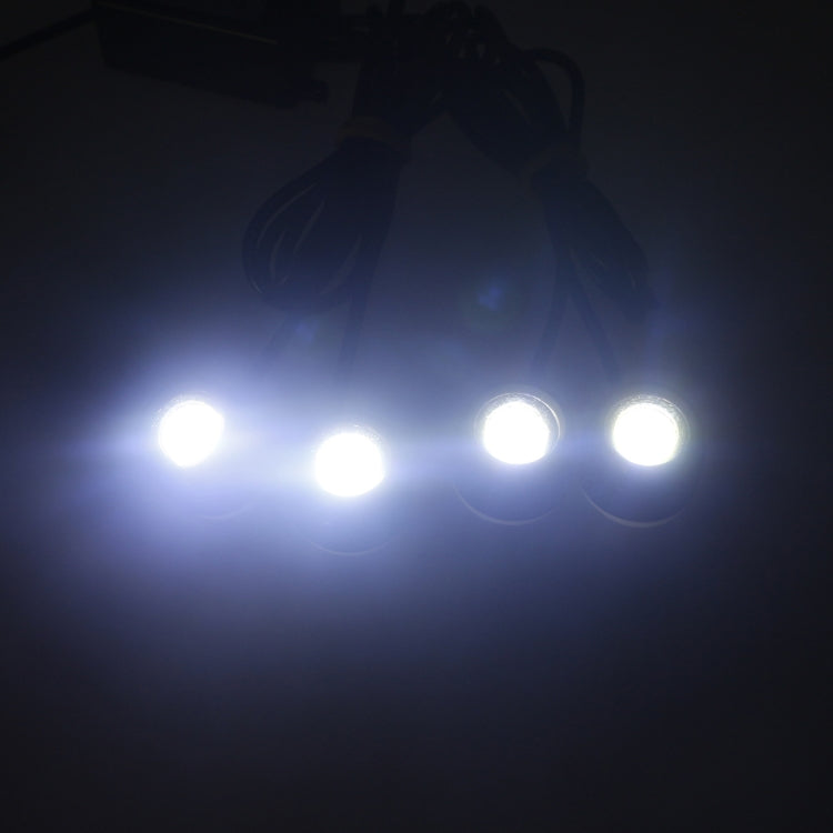 4x1.5W Car LED Reversing Light with Wireless Remote Control - In Car by buy2fix | Online Shopping UK | buy2fix