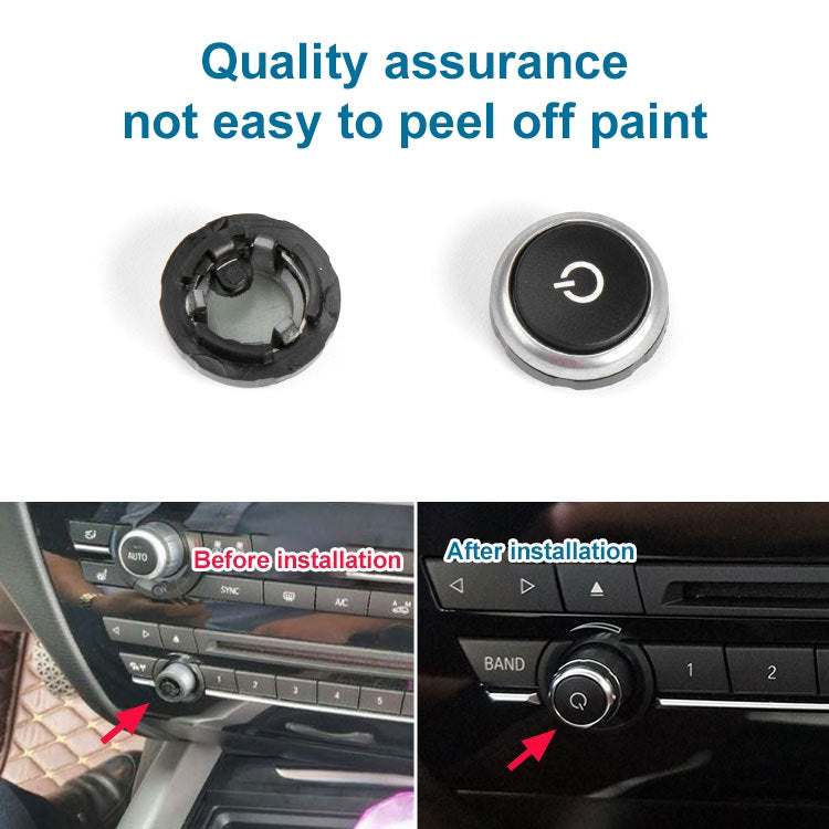 Car Radio Switch Button CD Player Volume Knob 64119350272 for BMW F15 - In Car by buy2fix | Online Shopping UK | buy2fix