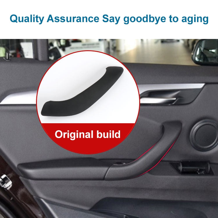 Car Right Side Inside Doors Handle Pull Trim Cover 51417417513 for BMW X1 2016-, Left Driving(Red) - In Car by buy2fix | Online Shopping UK | buy2fix