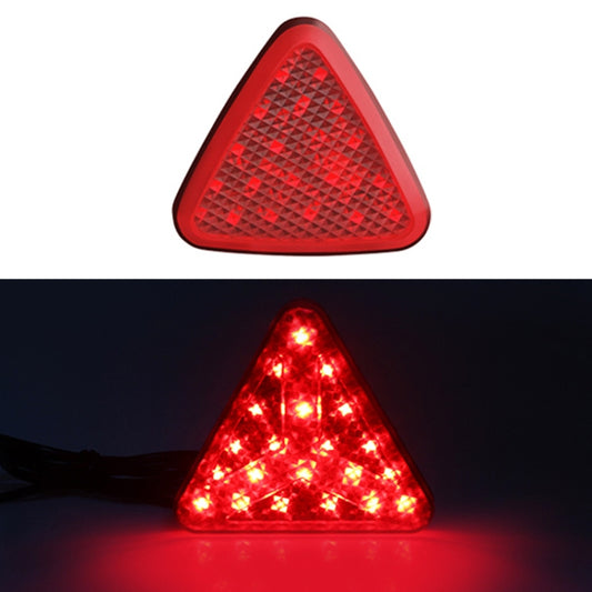 Bicycle / Mountain Bike X Style Triangle Pilot Light LED Tail Light (Red) - Taillights by buy2fix | Online Shopping UK | buy2fix