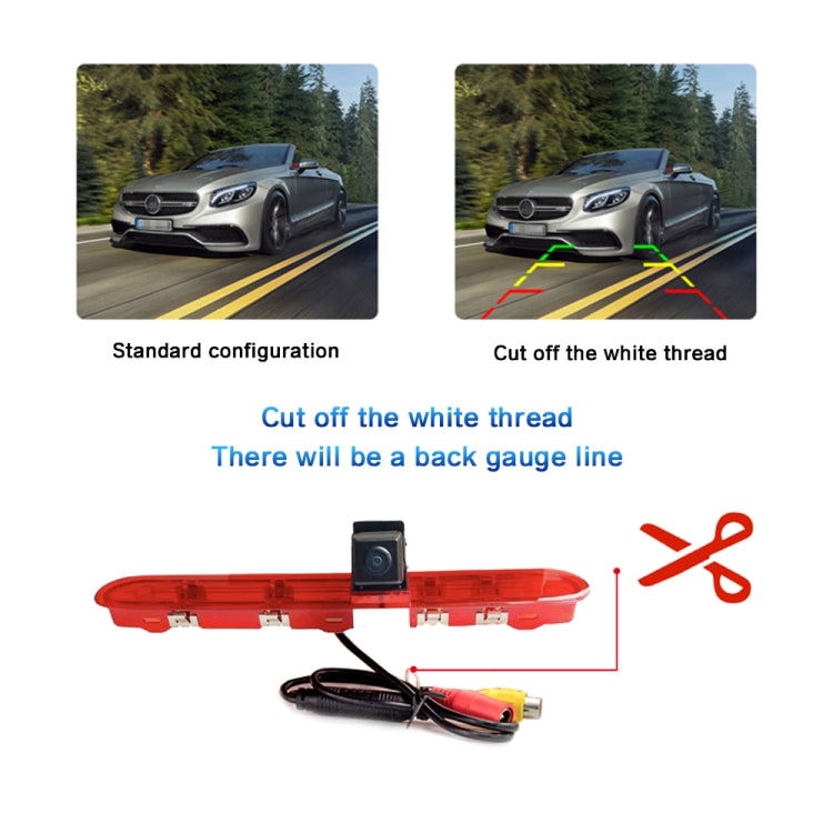 PZ471 Car Waterproof 170 Degree Brake Light View Camera for Citroen / Peugeot / Toyota - In Car by buy2fix | Online Shopping UK | buy2fix