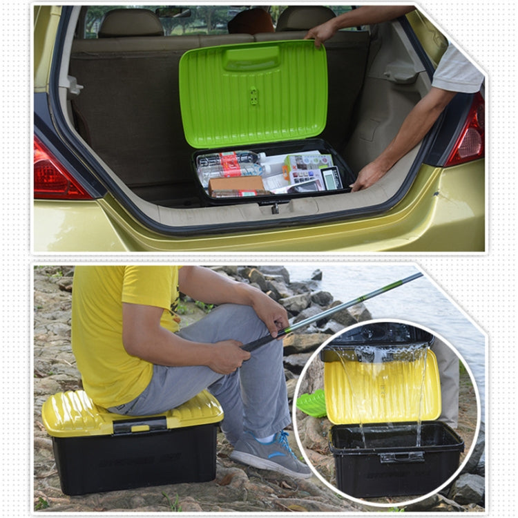 3R-2001 Car / Household Storage Box Sealed Box, Capacity: 50L (Black) - In Car by 3R | Online Shopping UK | buy2fix